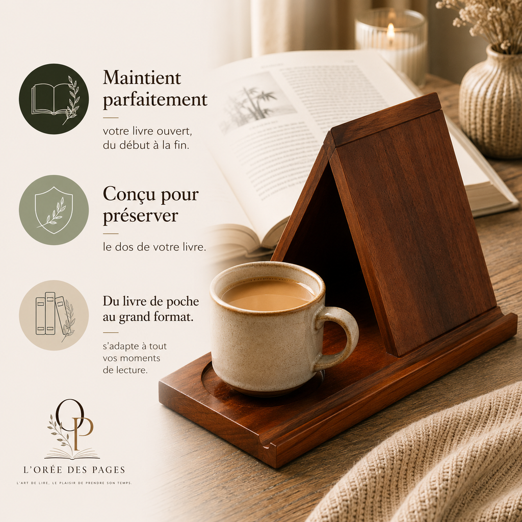 Porte- Livre en bois massif
