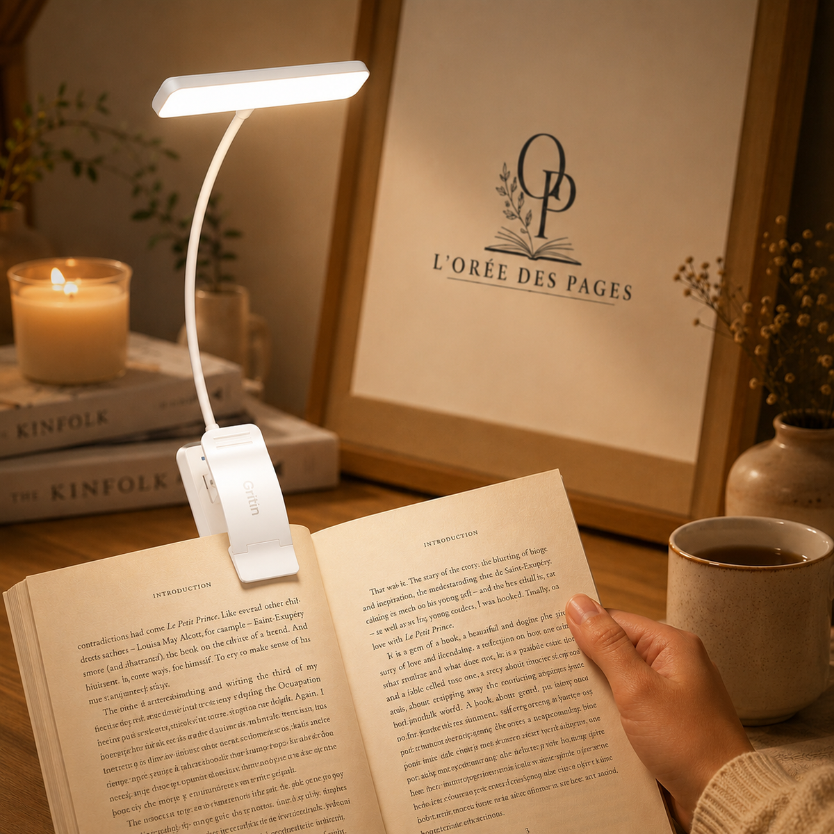 Lampe de lecture LED rechargeable